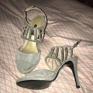 Silver heels